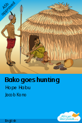 Cover of Bako goes hunting by Hope Habu