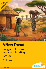Cover of A New Friend by Songani Hope and Wellness Reading Group
