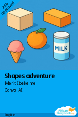 Cover of Shapes adventure by Merit Ibekeme