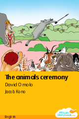 Cover of The animals ceremony by David Omolo