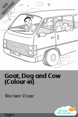 Cover of Goat, Dog and Cow (Colour-in) by Fabian Wakholi