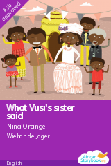 Cover of What Vusi's sister said by Nina Orange