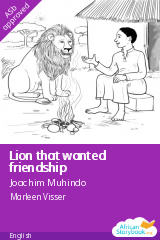 Cover of Lion that wanted friendship by Joachim Muhindo