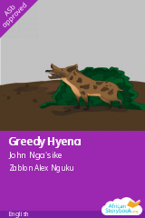 Cover of Greedy Hyena by John Nga'sike
