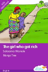 Cover of The girl who got rich by Salaama Wanale