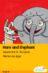 Cover of Hare and Elephant by Lawrence A. Konjuro