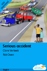 Cover of Serious accident by Clare Verbeek, Thembani Dladla, Zanele Buthelezi