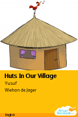 Cover of Huts In Our Village by Yusuf, Yvonne, Desire, Arafat, Judith, Susan
