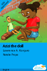 Cover of Azizi the doll by Lawrence A. Konjuro